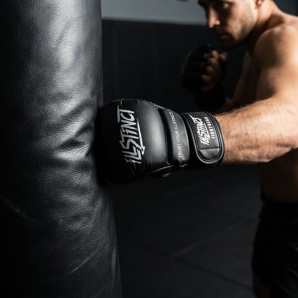 Maximale Dämpfung
content: Maximale Polsterung wo es drauf ankommt – ohne deine Finger einzusperren. Für Sparring, Clinch und Takedowns.
