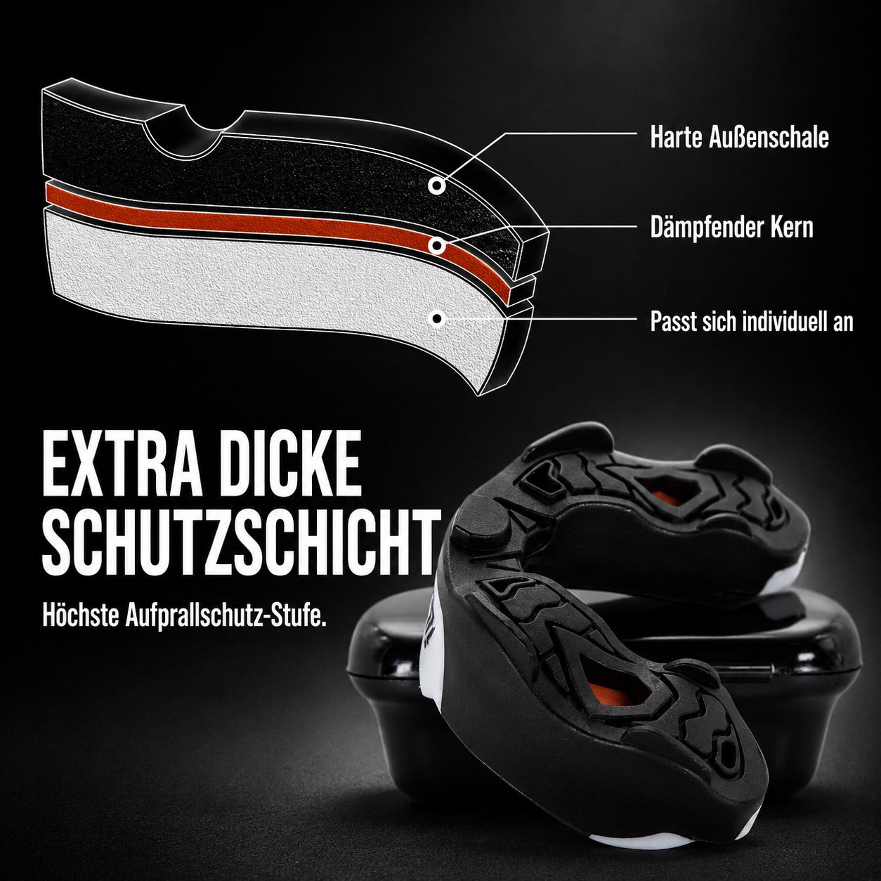 ImpactShield Premium Mondbeschermer