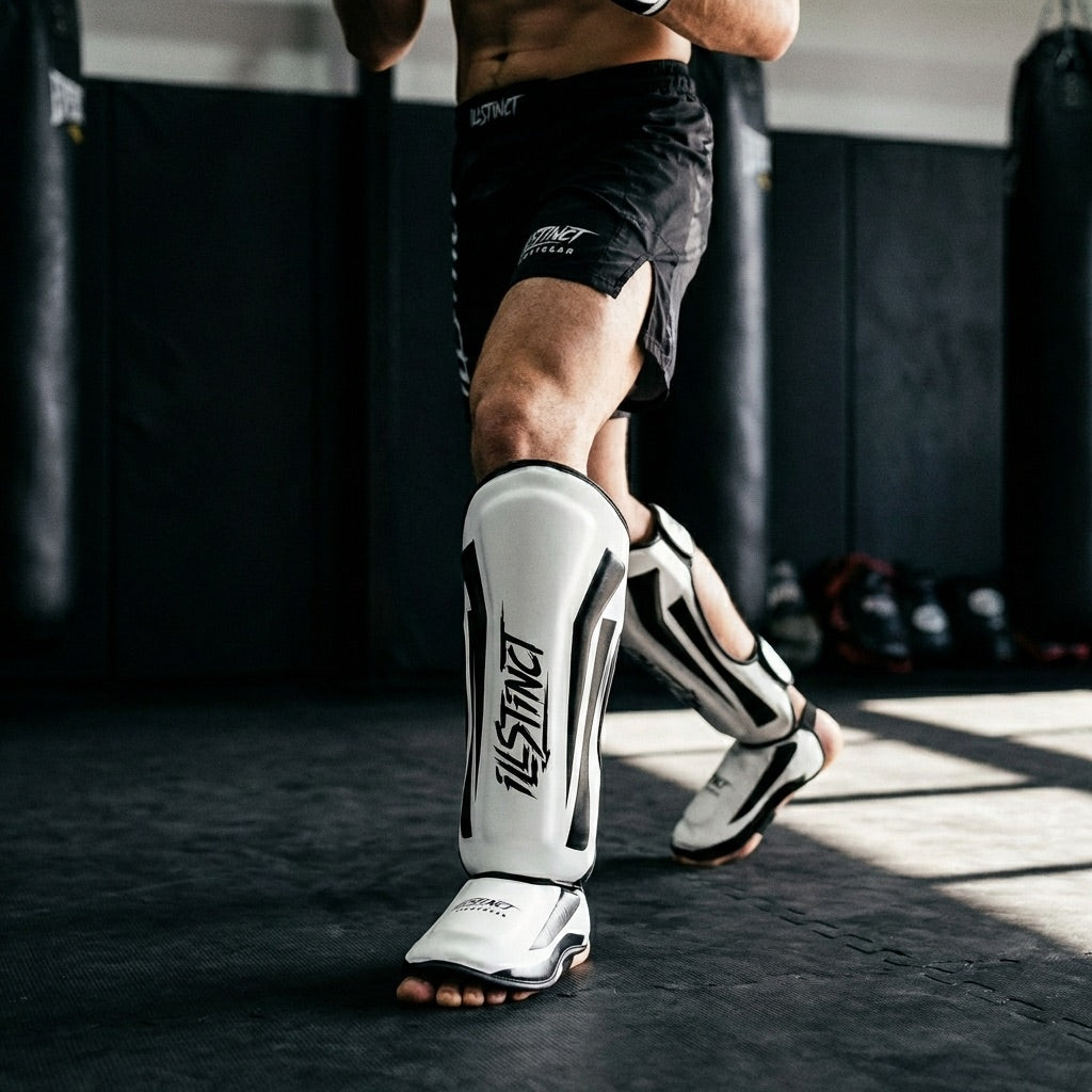 Bleibt beim Kick. Rutscht nicht.

content: Die TitanPro Schienbeinschoner sitzen auch bei schnellen Kombinationen und Würfen an Ort und Stelle – kein Nachziehen zwischen den Runden.